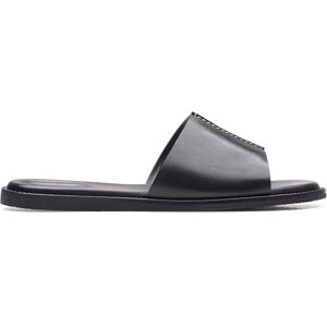 Clarks Karsea Mule, Slide sandal, Black Leather, Clarks Karsea Mule, Slide sandal, Black Leather,