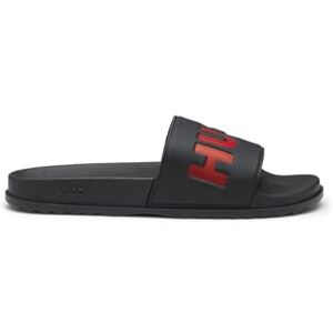 Hugo Boss Men's Match_it_Slid_rblg_n Slide, Black, 3.5 UK Hugo Boss Men's Match_it_Slid_rblg_n Slide, Black, 3.5 UK
