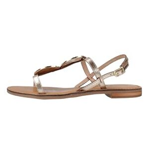 Geox Women's D MADDALUSIAC F Slide Sandal, Lt Gold, 7.5 UK Geox Women's D MADDALUSIAC F Slide Sandal, Lt Gold, 7.5 UK