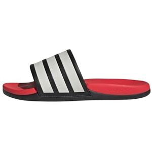 adidas Unisex Adilette Comfort 2.0 Slides, core Black/core White/Lucid red, 5 UK adidas Unisex Adilette Comfort 2.0 Slides, core Black/core White/Lucid red, 5 UK