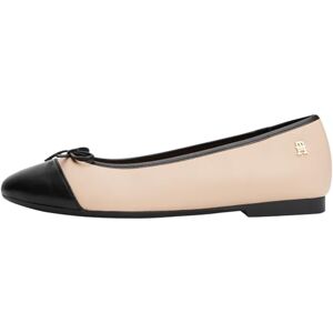 Tommy Hilfiger Women’s Toe Cap Leather Ballet Pumps, Beige (Misty Blush), 6.5 Tommy Hilfiger Women’s Toe Cap Leather Ballet Pumps, Beige (Misty Blush), 6.5