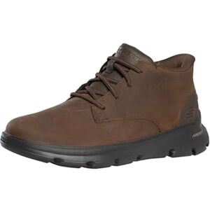 Skechers Men's Arch Fit Garza Ridley Slip-On Sneakers, Cocoa Leather/Synthetic, 8 UK Skechers Men's Arch Fit Garza Ridley Slip-On Sneakers, Cocoa Leather/Synthetic, 8 UK