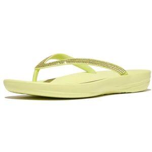 Fitflop Women's Sparkle Classic iQushion Flip Flops Lightweight & Comfortable with Natural Arch Support Green 3 UK Fitflop Women's Sparkle Classic iQushion Flip Flops Lightweight & Comfortable with Natural Arch Support Green 3 UK