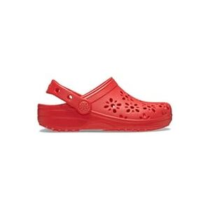 Crocs Unisex-Child Classic Clogs with Floral Cut Out Design, Kids and Toddler Shoes, Cherry Red, 9 UK Child Crocs Unisex-Child Classic Clogs with Floral Cut Out Design, Kids and Toddler Shoes, Cherry Red, 9 UK Child