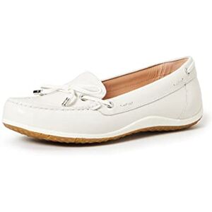 Geox Womens D Vega B Moccasins, Off-white, 4 UK Geox Womens D Vega B Moccasins, Off-white, 4 UK