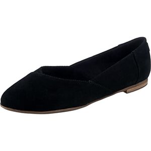 TOMS Women's Jutti Neat Ballet Flat, Suede Black, 5.5 UK TOMS Women's Jutti Neat Ballet Flat, Suede Black, 5.5 UK