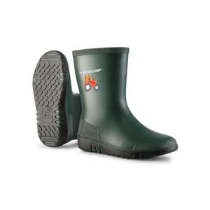 Dunlop Mini Unisex Kids Wellington Elephant Pattern Calf High Fashion Rain Boots, Heritage Green/Black, Waterproof and Chemical Resistant PVC Wellies for Outdoor and Gardening EU21, UK4 Dunlop Mini Unisex Kids Wellington Elephant Pattern Calf High Fashion Rain Boots, Heritage Green/Black, Waterproof and Chemical Resistant PVC Wellies for Outdoor and Gardening EU21, UK4