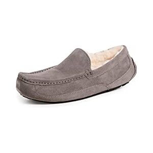 Ugg Men's Ascot Slipper, Grey, 6 UK Ugg Men's Ascot Slipper, Grey, 6 UK