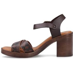 Hush Puppies Female Georgia Heeled Sandal 2, Chocolate, 7 Hush Puppies Female Georgia Heeled Sandal 2, Chocolate, 7