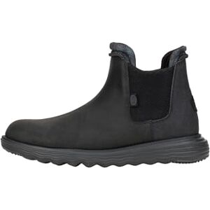 HEYDUDE Men Branson Classic Black/Black Mid-Top 45 EU HEYDUDE Men Branson Classic Black/Black Mid-Top 45 EU