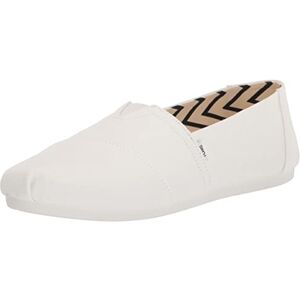 TOMS Alpargata Womens Cotton Espadrille White TOMS Alpargata Womens Cotton Espadrille White