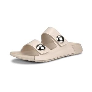 ECCO Women's Cozmo Two Band Button Slide Sandal, Limestone, 5/5.5 UK ECCO Women's Cozmo Two Band Button Slide Sandal, Limestone, 5/5.5 UK