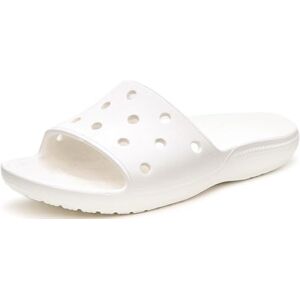 Crocs Classic Slide, Unisex-Adults Sandal Sliders, Comfortable on Beach, in White, Size 10 UK Crocs Classic Slide, Unisex-Adults Sandal Sliders, Comfortable on Beach, in White, Size 10 UK