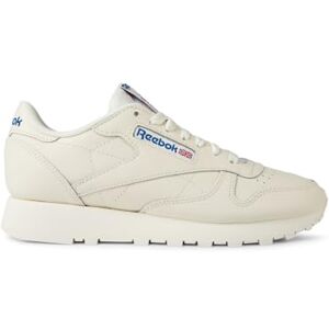Reebok Men Classic Leather Sneaker, Chalk/Vector Blue/Vector Red, 9 Reebok Men Classic Leather Sneaker, Chalk/Vector Blue/Vector Red, 9