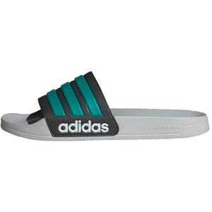 adidas Unisex Adilette Shower Slides, Core Black/Pure Teal/Grey Two, 5 UK adidas Unisex Adilette Shower Slides, Core Black/Pure Teal/Grey Two, 5 UK