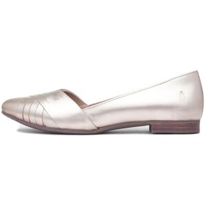 Hush Puppies Women's Marley Ballerina Ballet Flat, Gold, 7 UK Hush Puppies Women's Marley Ballerina Ballet Flat, Gold, 7 UK