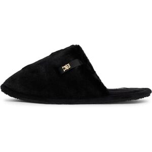 Tommy Hilfiger Women TH COMFORT HOME SLIPPER (FW0FW08138) Slippers, Black (Black), 2.5/3.5 Tommy Hilfiger Women TH COMFORT HOME SLIPPER (FW0FW08138) Slippers, Black (Black), 2.5/3.5