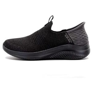 Skechers Women's Ultra Flex 3.0 Smooth Step Sneaker, Black Knit Jersey Trim, 4 UK Skechers Women's Ultra Flex 3.0 Smooth Step Sneaker, Black Knit Jersey Trim, 4 UK