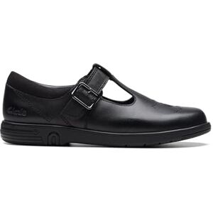 Clarks Boy's Girl's Jazzy Tap K. Ballet Flat, Black Leather, 1.5 UK (EU 33.5) Clarks Boy's Girl's Jazzy Tap K. Ballet Flat, Black Leather, 1.5 UK (EU 33.5)