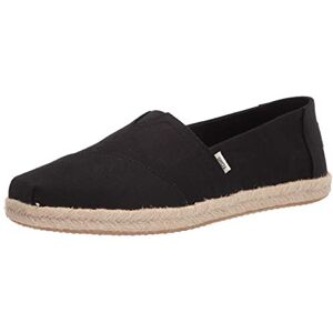 TOMS Women's Alpargata Rope Loafer Flat, Black, 3.5 UK TOMS Women's Alpargata Rope Loafer Flat, Black, 3.5 UK