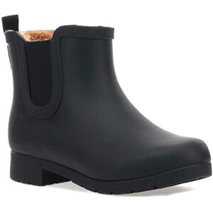 Chooka Women's Waterproof Plush Bootie Chelsea Boot Rain, Black, 6 UK Chooka Women's Waterproof Plush Bootie Chelsea Boot Rain, Black, 6 UK