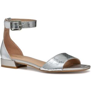 Geox Women's D New ERAKLIA 15 B Slide Sandal, Silver, 4.5 UK Geox Women's D New ERAKLIA 15 B Slide Sandal, Silver, 4.5 UK