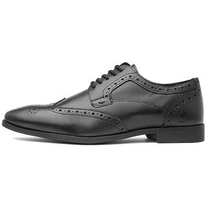 Hush Puppies Men's Elliot Brogue School Uniform Shoe, Black, 6 UK Medium Hush Puppies Men's Elliot Brogue School Uniform Shoe, Black, 6 UK Medium