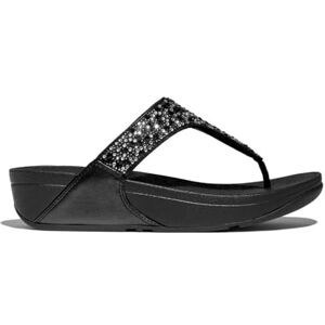 Fitflop Women's LULU Crystal-Mix Toe-Post Sandals, Black, 8 UK Fitflop Women's LULU Crystal-Mix Toe-Post Sandals, Black, 8 UK