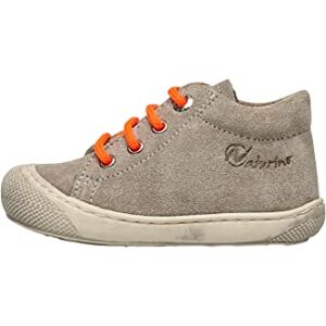 Naturino Cocoon, Gymnastics Shoe, Taupe-Orange Fluo, Naturino Cocoon, Gymnastics Shoe, Taupe-Orange Fluo,
