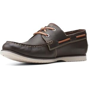 Clarks Noonan Lace, mens Boat Shoes, Dark brown leather, 6 UK (39.5 EU) Clarks Noonan Lace, mens Boat Shoes, Dark brown leather, 6 UK (39.5 EU)