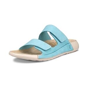 ECCO Women's Cozmo Two Band Slide Sandal, Aquatic Nubuck, 7/7. 5 UK ECCO Women's Cozmo Two Band Slide Sandal, Aquatic Nubuck, 7/7. 5 UK