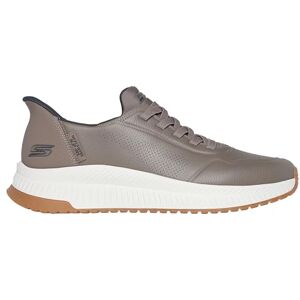 Skechers Men's Bobs Squad 4 Direct Step Slip-On Sneakers, Taupe Pu, 11 UK Skechers Men's Bobs Squad 4 Direct Step Slip-On Sneakers, Taupe Pu, 11 UK