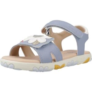Geox J Sandal Haiti Girl, Lt Avio/White, 10 UK Child Geox J Sandal Haiti Girl, Lt Avio/White, 10 UK Child