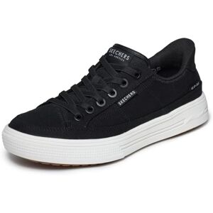 Skechers Men's Arch Fit Arcade See Ya There Sneaker, Black Canvas, 9.5 UK Skechers Men's Arch Fit Arcade See Ya There Sneaker, Black Canvas, 9.5 UK