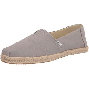 TOMS Women's Alpargata Rope Loafer Flat, Medium Grey, 3 UK TOMS Women's Alpargata Rope Loafer Flat, Medium Grey, 3 UK