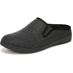 Vionic Men's Unwind Slipper, Black Felted Fabric, 9 UK Vionic Men's Unwind Slipper, Black Felted Fabric, 9 UK