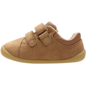 Clarks Boy's Roamer Craft T Sneaker, Tan Leather, 2.5 UK Wide Clarks Boy's Roamer Craft T Sneaker, Tan Leather, 2.5 UK Wide