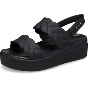 Crocs Women Sandal,Brooklyn Woven Upper LW,Black/Black,5 UK Women Crocs Women Sandal,Brooklyn Woven Upper LW,Black/Black,5 UK Women