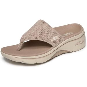 Skechers Women's Go Walk Arch Fit 2.0 Sandal Carrie Sandals/Thong Sandals, Taupe Textile, 5 UK Skechers Women's Go Walk Arch Fit 2.0 Sandal Carrie Sandals/Thong Sandals, Taupe Textile, 5 UK