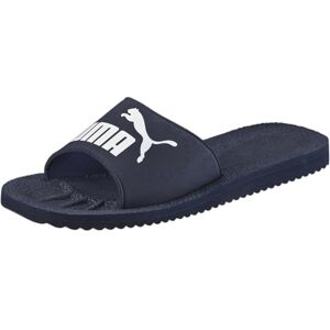 Puma Unisex Adults Purecat Slide Sandals, Peacoat-White, 13 UK Puma Unisex Adults Purecat Slide Sandals, Peacoat-White, 13 UK