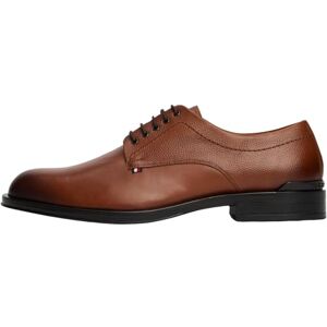 Tommy Hilfiger Men’s Corporate Leather Derby Shoes, Brown (Winter Cognac), 8 Tommy Hilfiger Men’s Corporate Leather Derby Shoes, Brown (Winter Cognac), 8