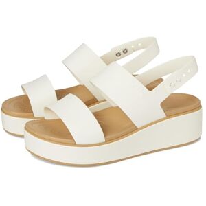 Crocs Women, Brooklyn Matte Wrap Low Wedge, Chalk/Tan, 8 UK Women Crocs Women, Brooklyn Matte Wrap Low Wedge, Chalk/Tan, 8 UK Women