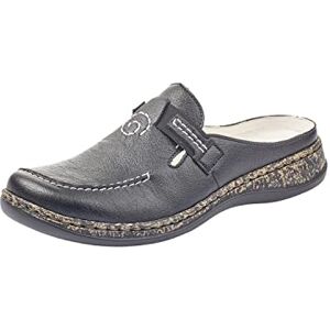 Rieker Women's 46393 Clogs Black/Black UK 8 Rieker Women's 46393 Clogs Black/Black UK 8