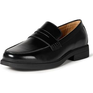 Amazon Essentials Men's Classic Penny Loafers Dress Shoes, Black Faux Leather, 11 UK Amazon Essentials Men's Classic Penny Loafers Dress Shoes, Black Faux Leather, 11 UK