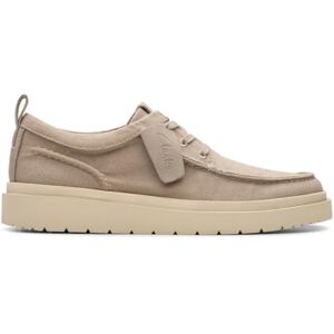 Clarks Polden Moc Mens Grey Canvas, 6.5 Clarks Polden Moc Mens Grey Canvas, 6.5