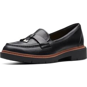 Clarks Women's Westlynn Bella Loafer, Black Leather, 5 UK Clarks Women's Westlynn Bella Loafer, Black Leather, 5 UK