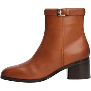 Tommy Hilfiger Women's Mid Heel Buckle Leather Riding Ankle Boots, Brown (Cinnamon Bark), 7.5 Tommy Hilfiger Women's Mid Heel Buckle Leather Riding Ankle Boots, Brown (Cinnamon Bark), 7.5