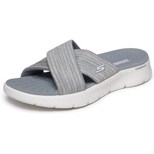 Skechers Women's Go Walk Flex Sandal Impressed Sandals/Thong Sandals, Grey Textile, 5 UK Skechers Women's Go Walk Flex Sandal Impressed Sandals/Thong Sandals, Grey Textile, 5 UK