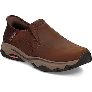 Skechers Men's Craster-Lanigan Hands Free Slip-in Moccasin, Dark Brown, 7.5 Skechers Men's Craster-Lanigan Hands Free Slip-in Moccasin, Dark Brown, 7.5