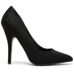 Gizelle Women Stiletto High Heel Pointed Pumps Ladies Party Clubbing Work Court Shoes Size 3-12 (7 UK, Black Suede) Gizelle Women Stiletto High Heel Pointed Pumps Ladies Party Clubbing Work Court Shoes Size 3-12 (7 UK, Black Suede)